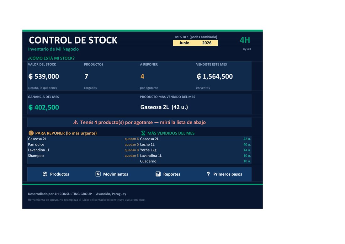 Control de Stock 4H